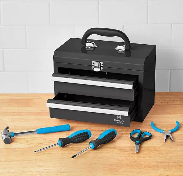11" Toolbox With 5-Piece Tool Set