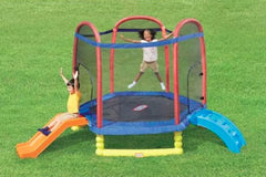 Little Tikes Climb and Slide 7' Trampoline