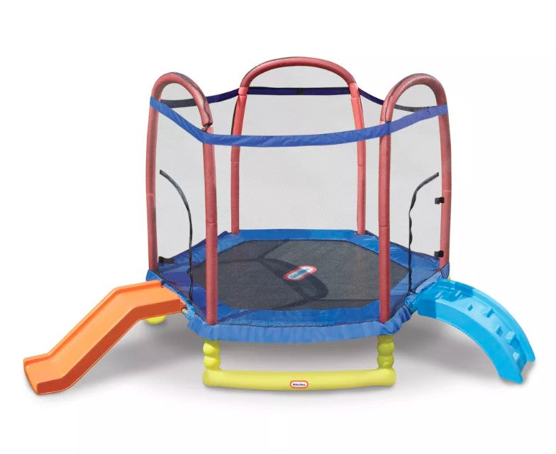 Little Tikes Climb and Slide 7' Trampoline