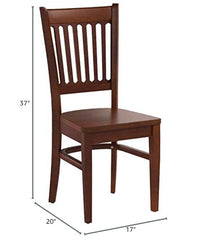 Vancouver Kitchen Dining Chairs - Set of 2, Espresso