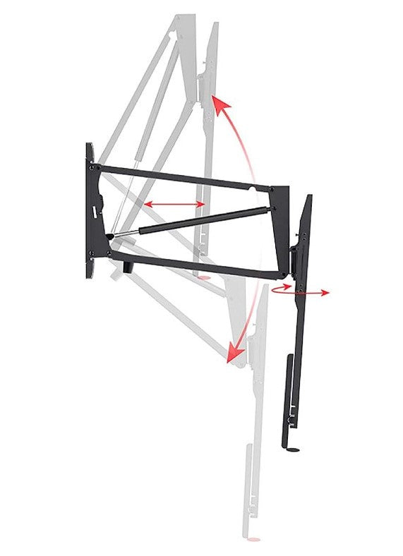 Pull-Down Articulating TV Wall Mount Bracket