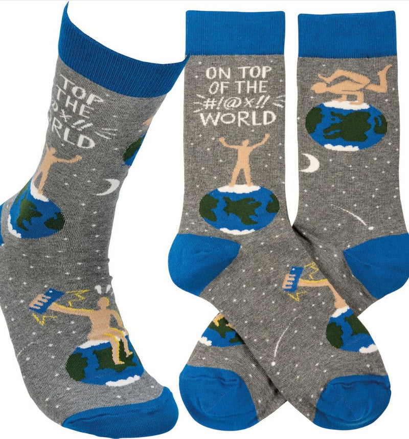 On Top Of The World Socks