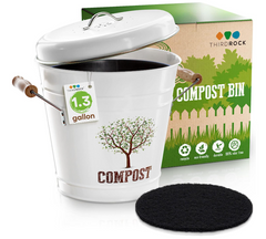 1.3 Gallon Countertop Compost Bin with Lid