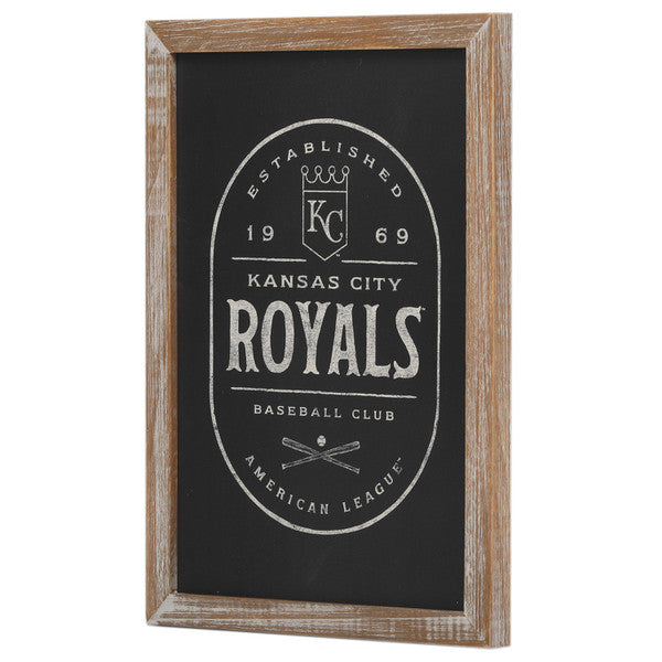 Kansas City Royals Ball Club Framed Wood Wall Decor