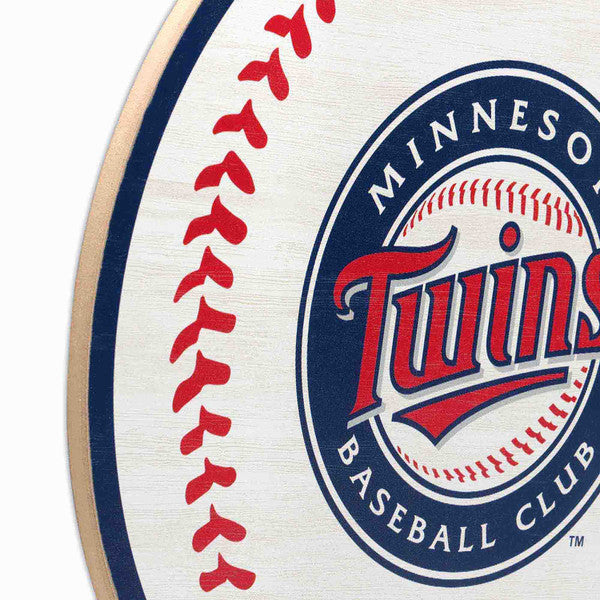 Minnesota Twins Baseball Wood Sign