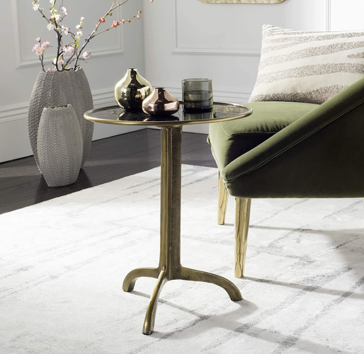 Lynwood Cube Bench - Ticking Stripe