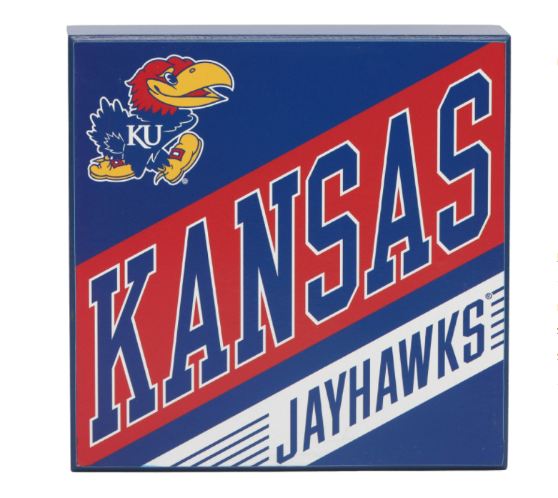 University of Kansas Jayhawks Wood Wall Décor