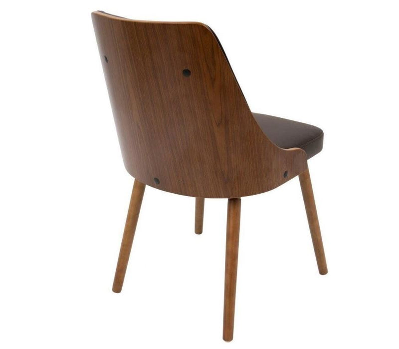 Gianna Mid-Century Modern Dining/Accent Chair - Brown