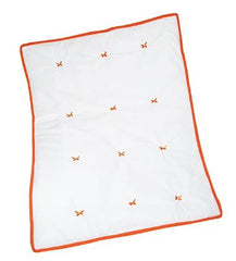Baby Doll Bedding Forever Mine Junior Crib Comforter, Orange