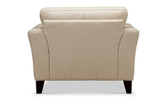 Swinton Leather Chair - Cream