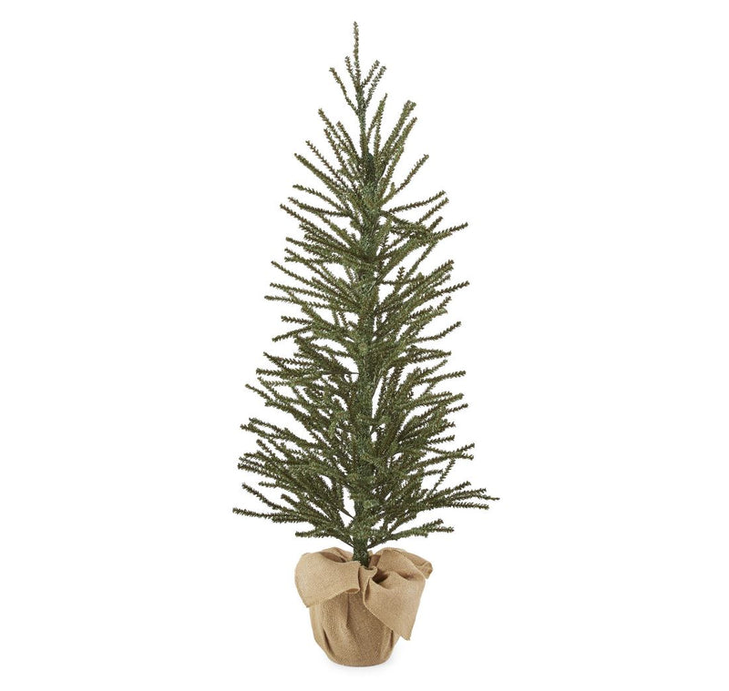 3 Foot Iver Pine Christmas Tree with Burlap Base