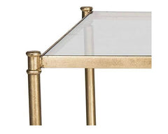 Aslan Glass Coffee Table - Gold