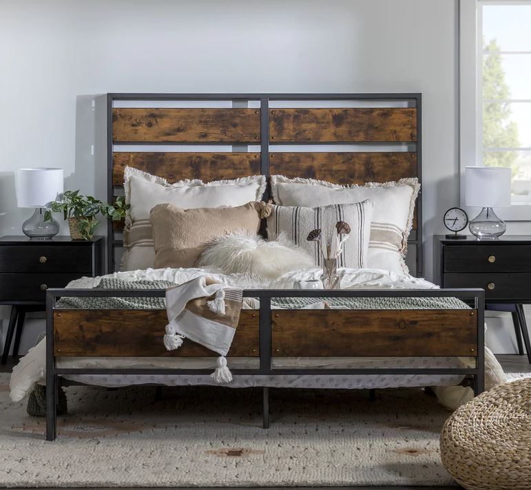 Arcadia Queen Bed - Reclaimed Wood