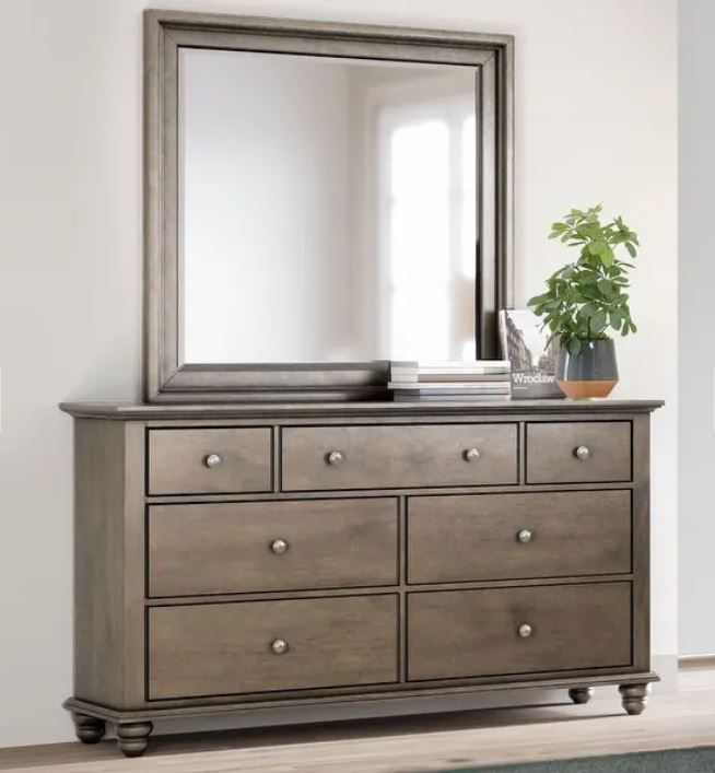 Hayden Dresser with Mirror - Grey