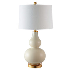 Melina Table Lamp - White Wash