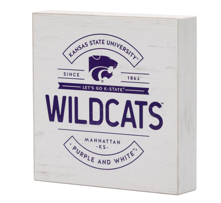 Kansas State University Wildcats Wood Wall Décor