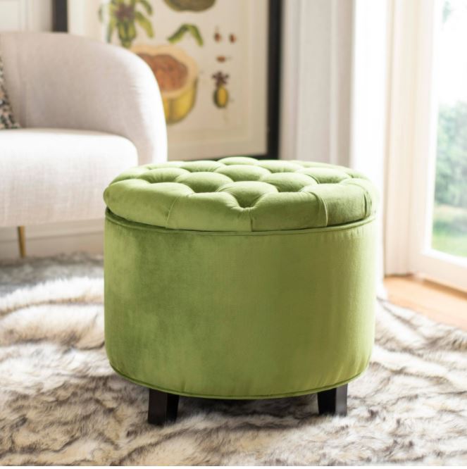 Safavieh Amelia Tufted Storage Ottoman