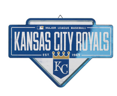 Kansas City Royals Base Wood Wall Décor